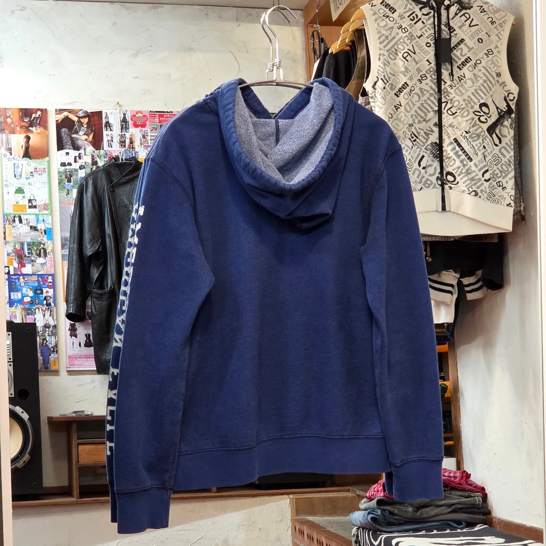 아메리칸 이글 프린팅 오버룩 후드티 상품이미지6