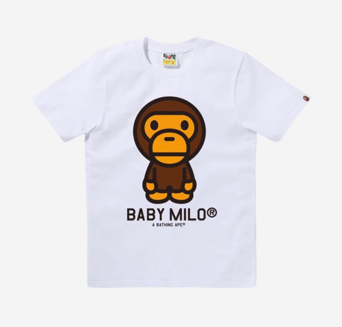 BAPE Baby Milo T-Shirt White 상품이미지1
