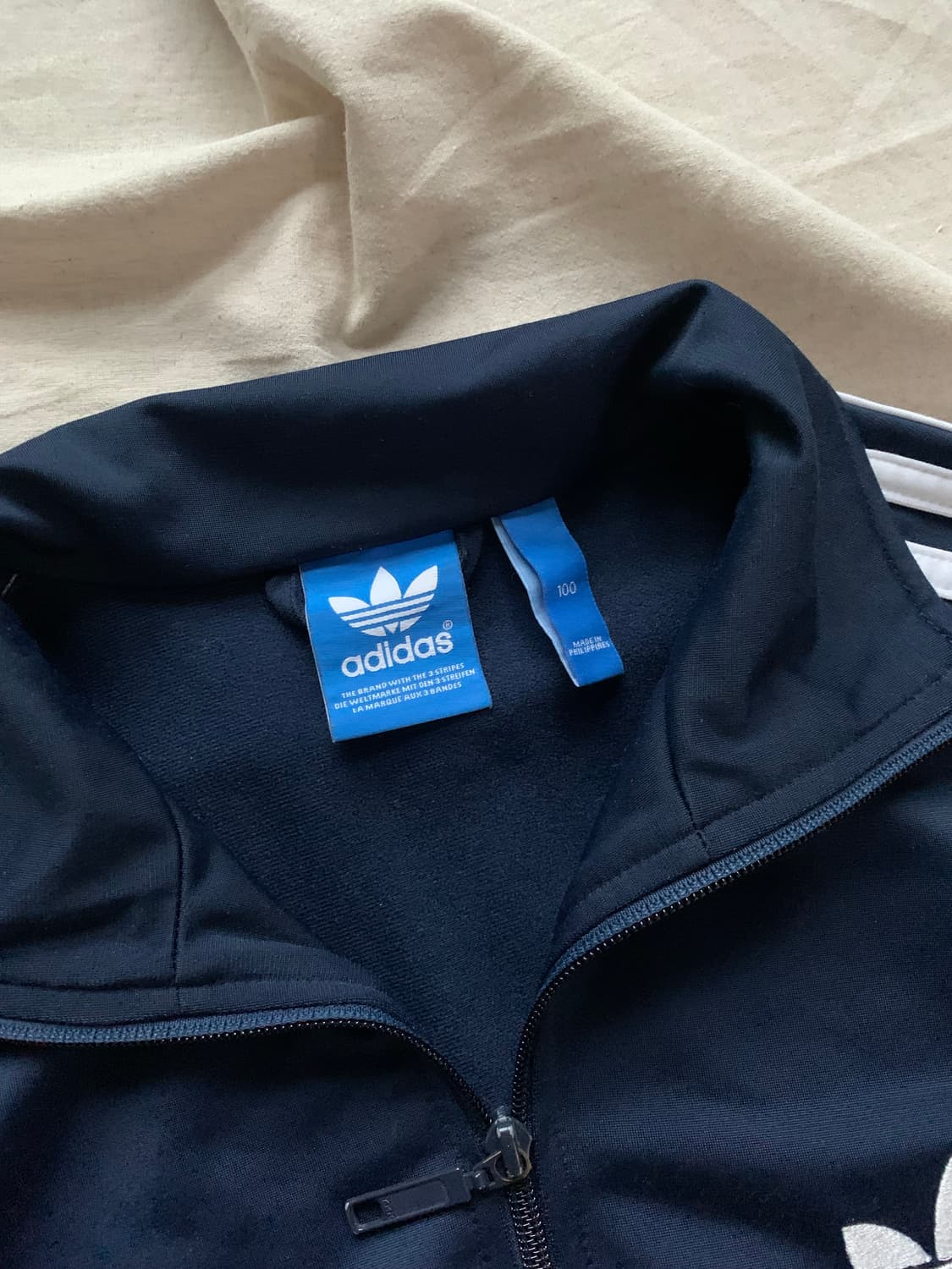 아디다스 구파이어버드 네이비 화이트 트랙탑 져지 상품이미지5