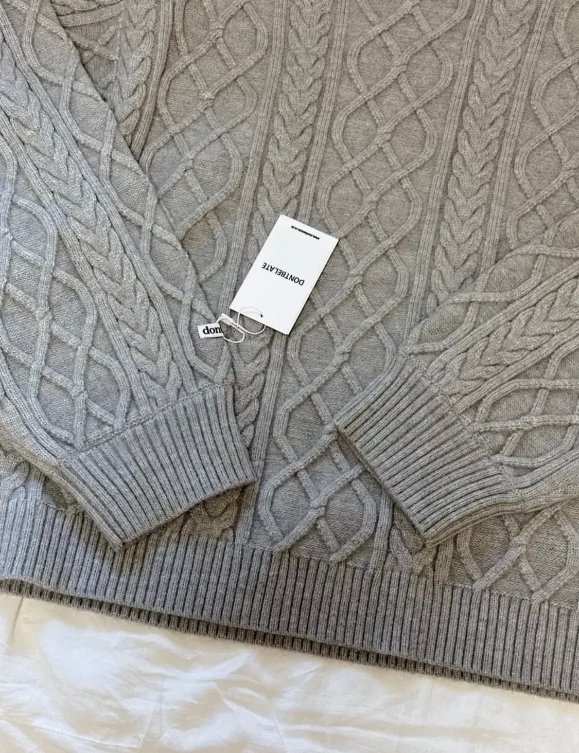[미 시착 새 상품] 돈비레잇 소프트 케이블 니트(남녀공용) 상품이미지4