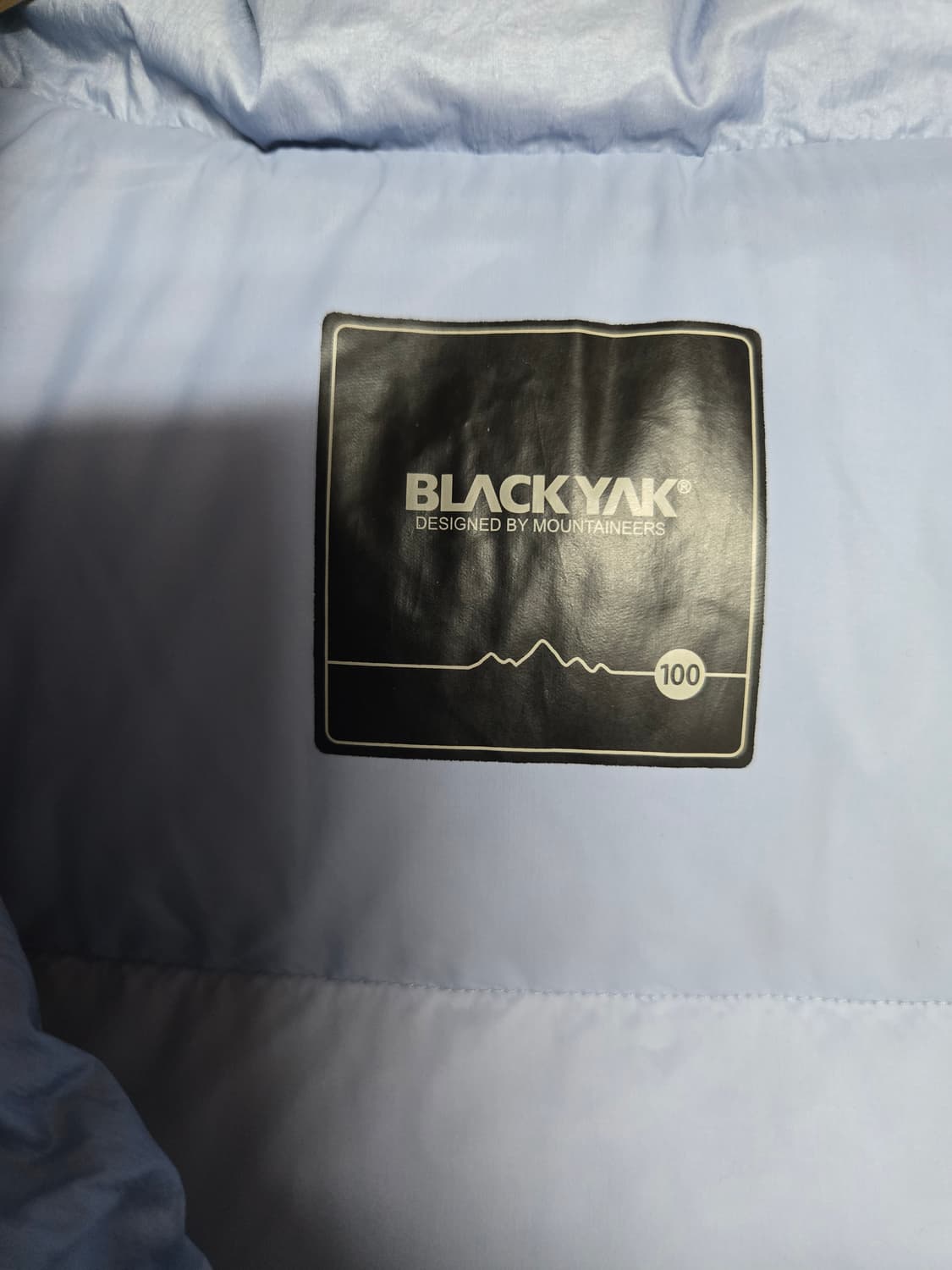 블랙야크 엄청가벼운  여성 부스터 다운 롱패딩 100 블루 상품이미지8