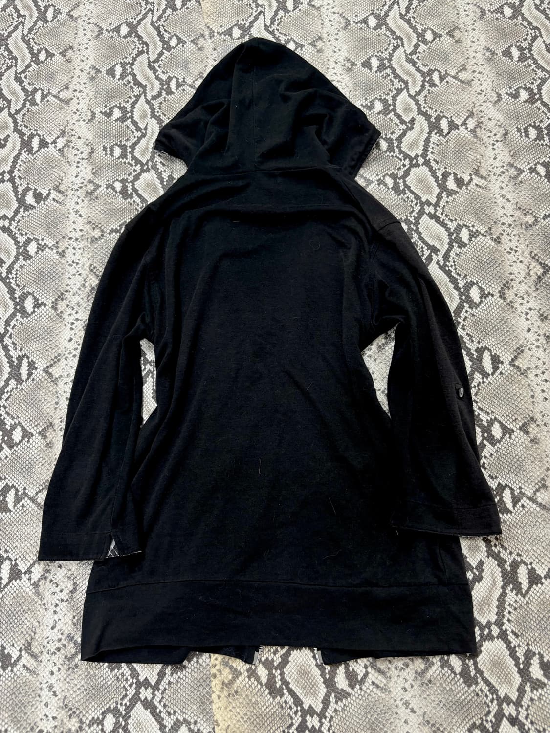 “Michel Klein” Minimal 2-way Check Hoode 상품이미지7