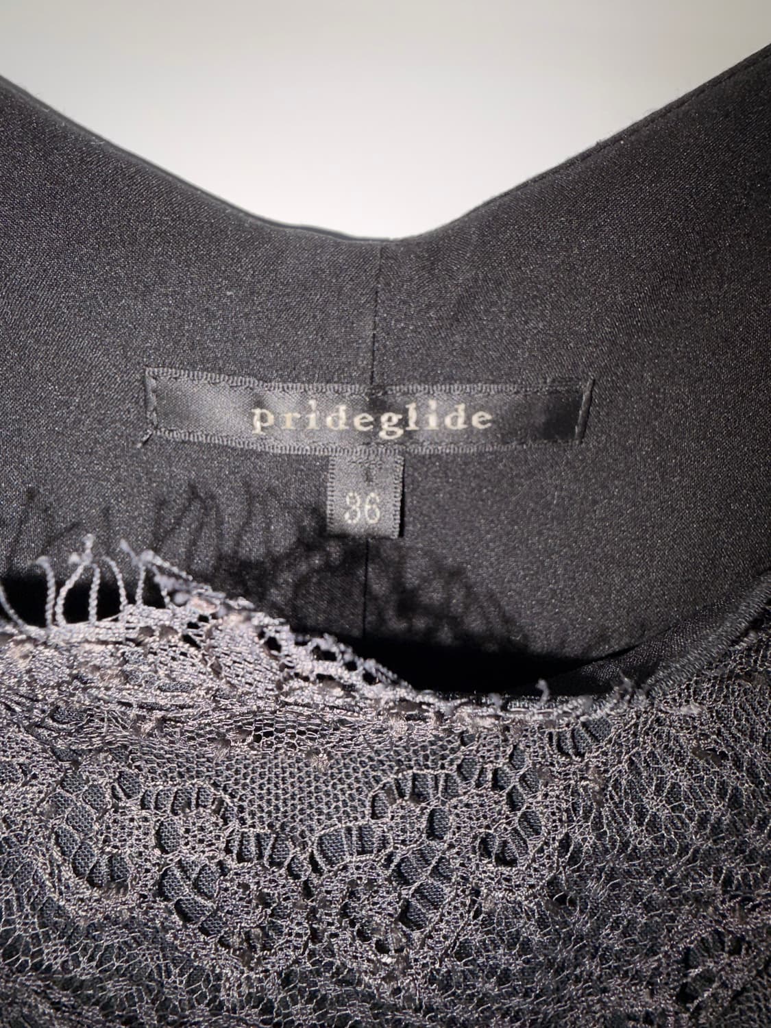 빈티지 블랙 레이스 원피스 prideglide 상품이미지5