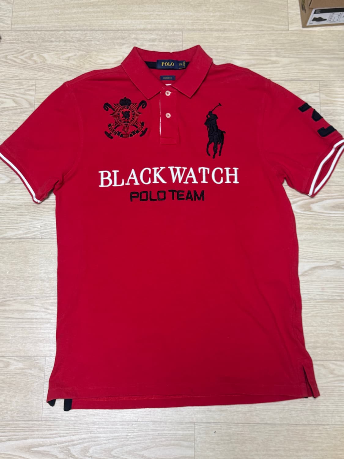 폴로 빅포니 카라 반팔 레드 상품이미지1