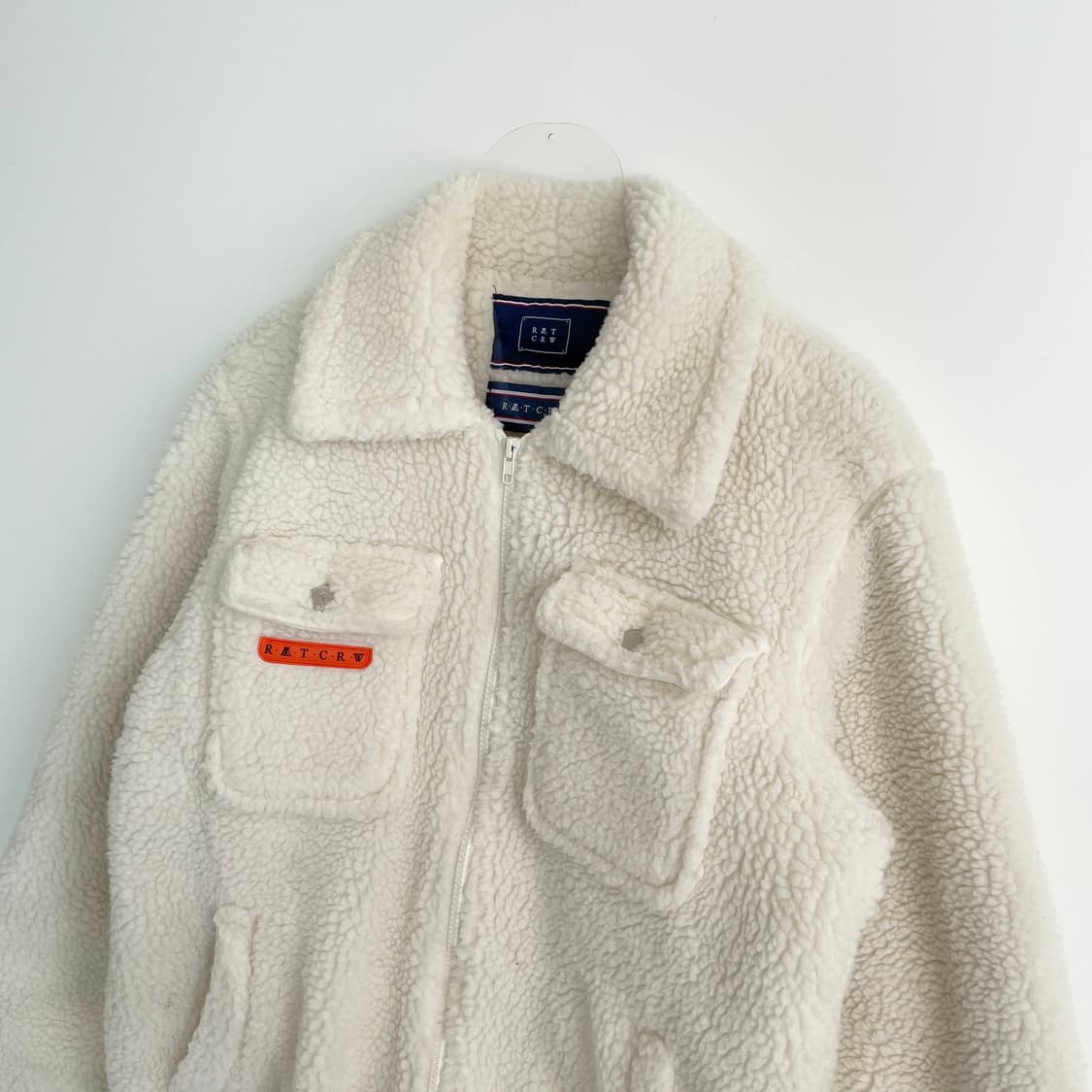 F1 로맨틱크라운 헌터 빅 칼라 플리스 재킷 S사이즈 상품이미지2