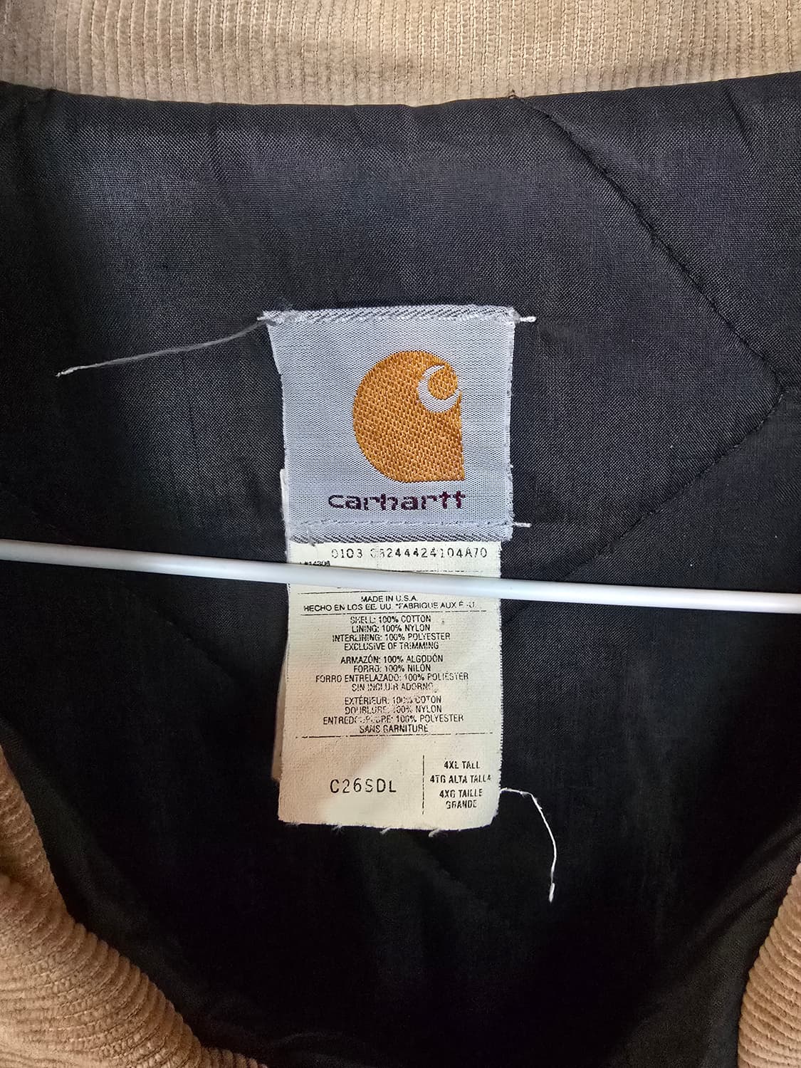 칼하트 빅사이즈 워크 자켓 상품이미지5