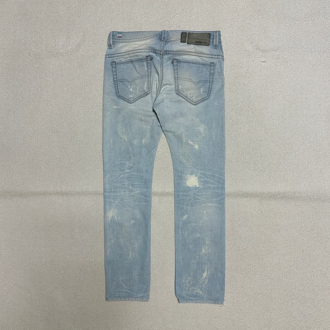 디젤 THAVAR 슬림 스키니 워싱 데님 팬츠 상품이미지2