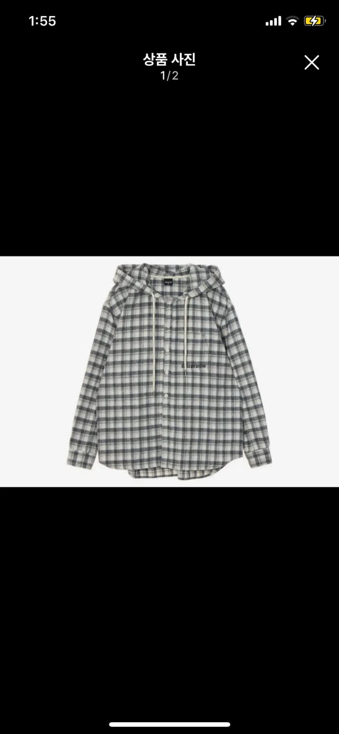 오아이오아이 후드 셔츠 남방 무신사 oioi 애니원모어 상품이미지1