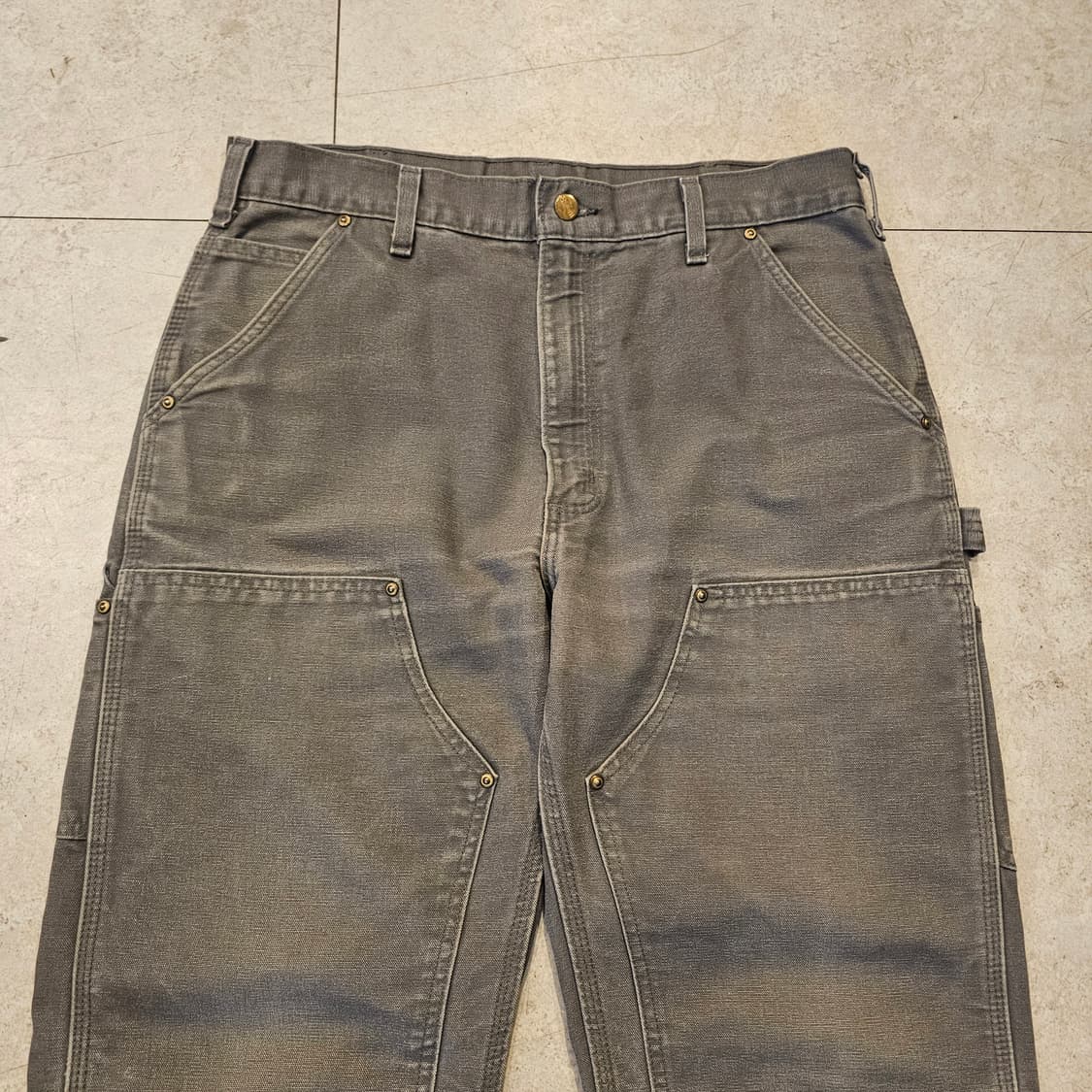 칼하트 b01 더블니 회색 34 34 상품이미지2