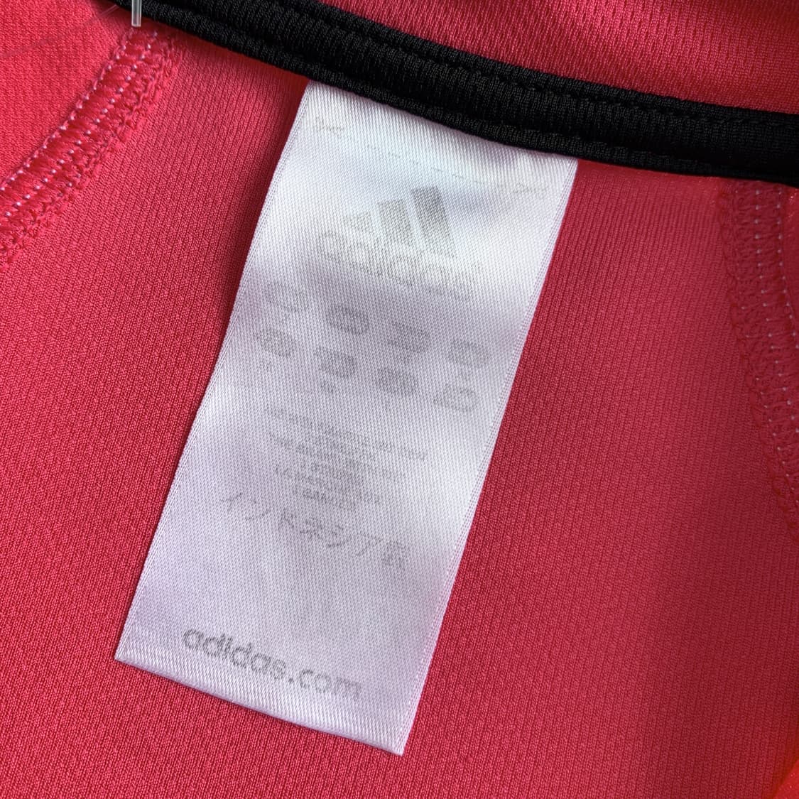 아디다스 ADIDAS 핫핑크 반집업 반팔 티셔츠 1574 상품이미지6