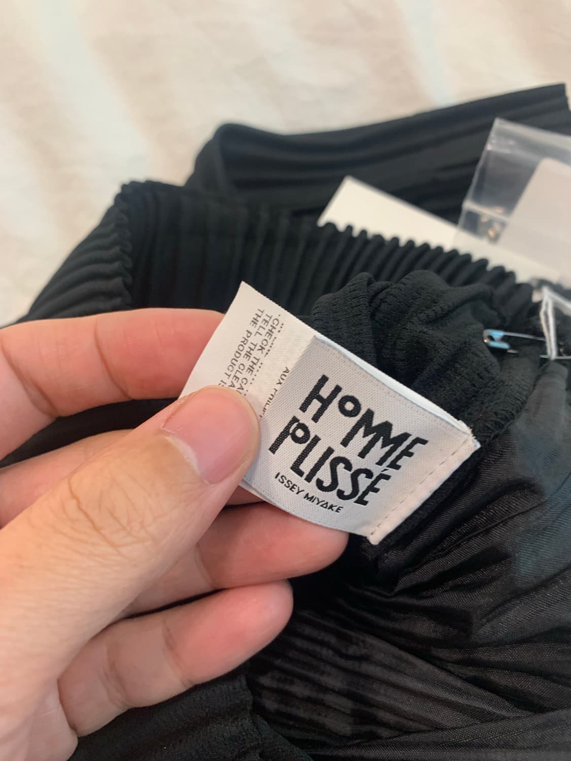 옴므플리세 블랙 마이크로 쇼츠 25년7월 먼슬리 jf074 새상품 상품이미지3