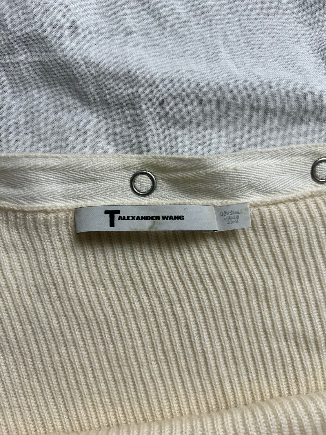 알렉산더왕 스냅 버튼 니트 탑 상품이미지5