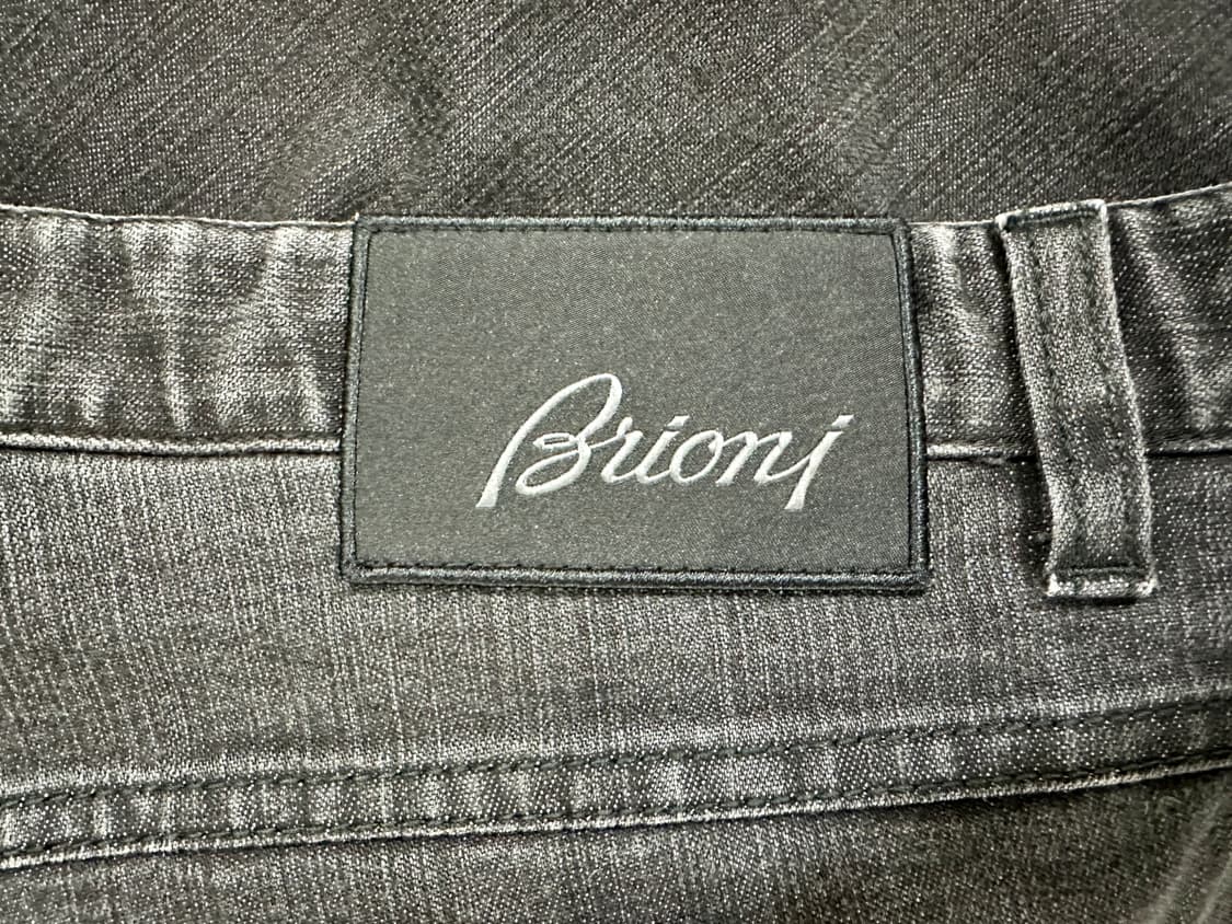 브리오니 블랙 워싱진 데님 팬츠 상품이미지4