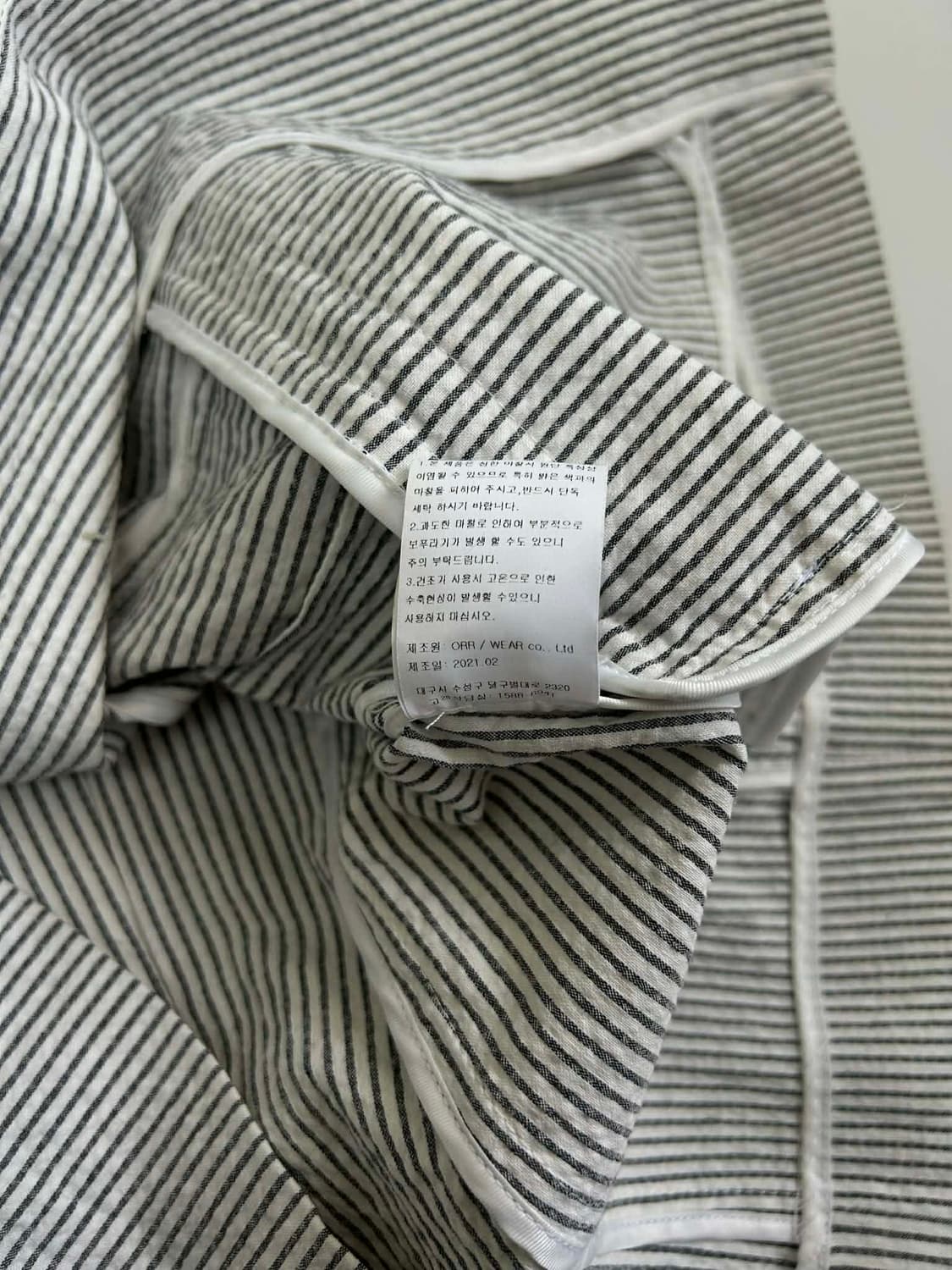 [S]ORR 오르 21년 신형 시어서커 3버튼 테일러드 블레이져 자켓 상품이미지5