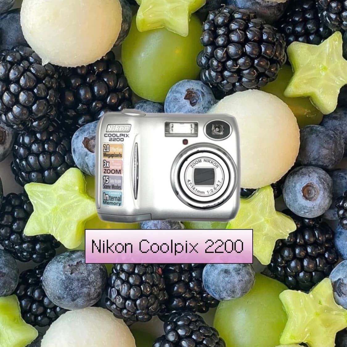 🌸사쿠라 디카🌸 니콘 쿨픽스 2200 디지털 카메라 빈티지 디카 상품이미지1