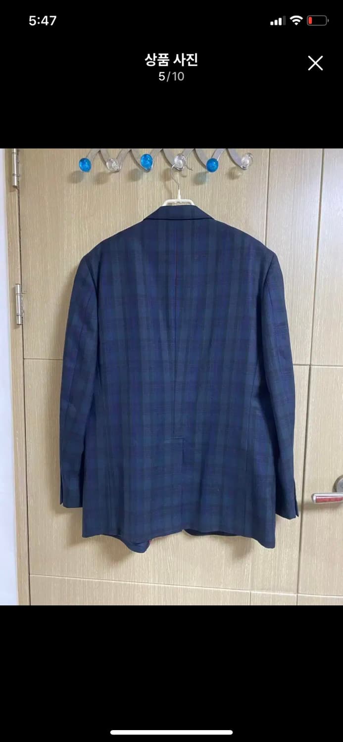 [J.PRESS] 제이프레스 네이비 울 체크자켓 상품이미지5