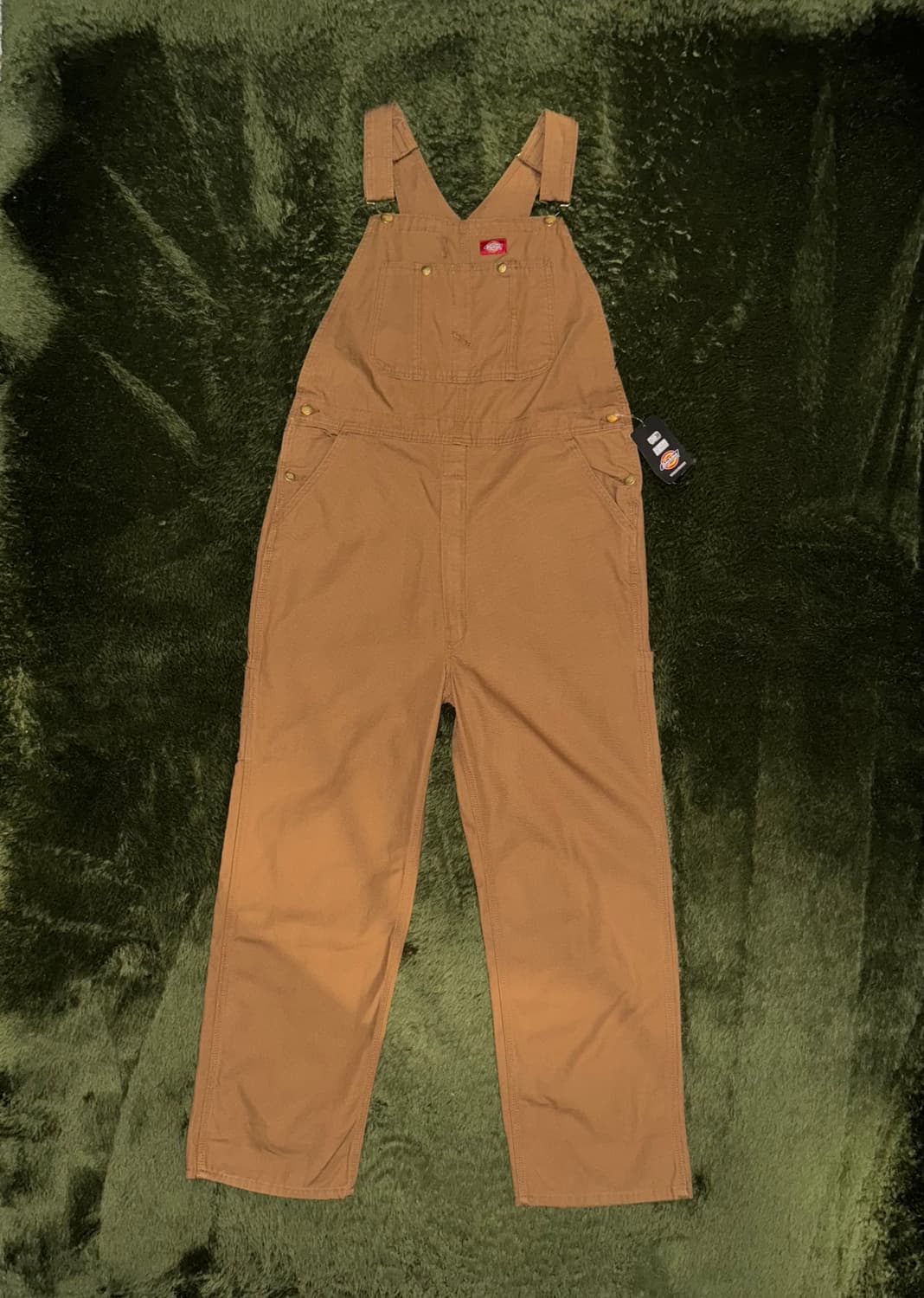 [36] 디키즈 덕 캔버스 헤비웨이트 오버롤 팬츠 브라운 상품이미지2