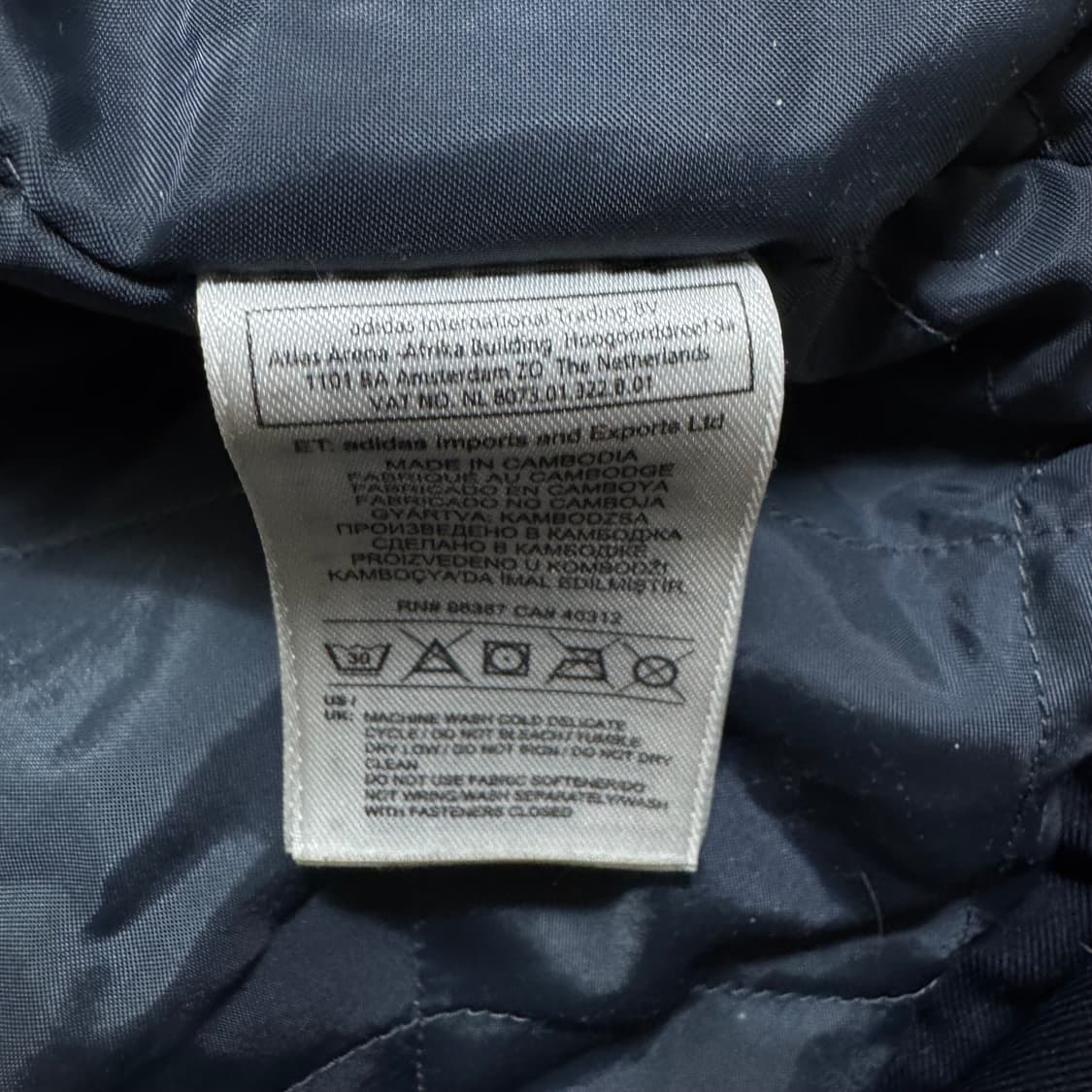 아디다스 파이어버드 후리스안감 야상 자켓 상품이미지6