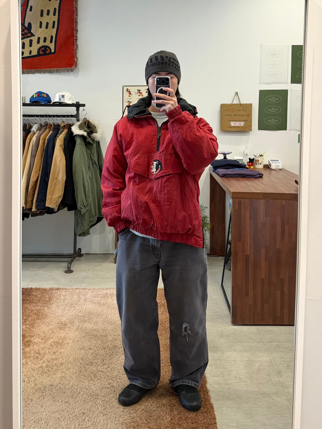 90s Pro Player NFL 플로리다 세미놀즈 리버서블 패딩 아노락 상품이미지2