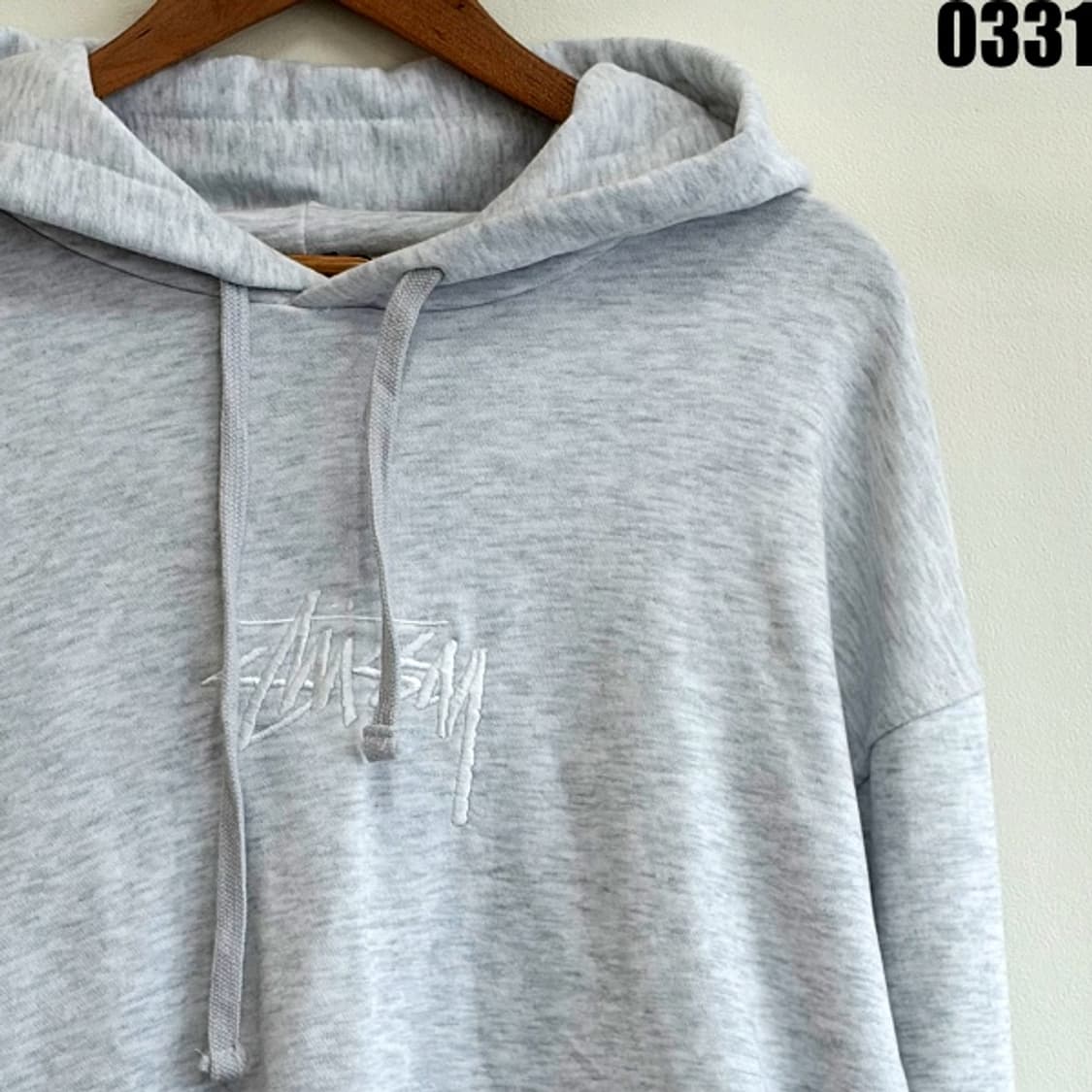 스투시(STUSSY) 베이직 로고 후드티 L 0331 상품이미지2