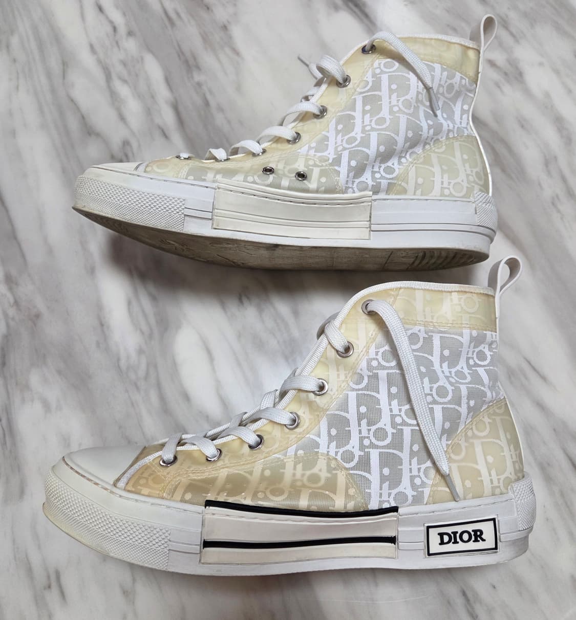 디올 오블리크 하이탑 스니커즈 상품이미지3