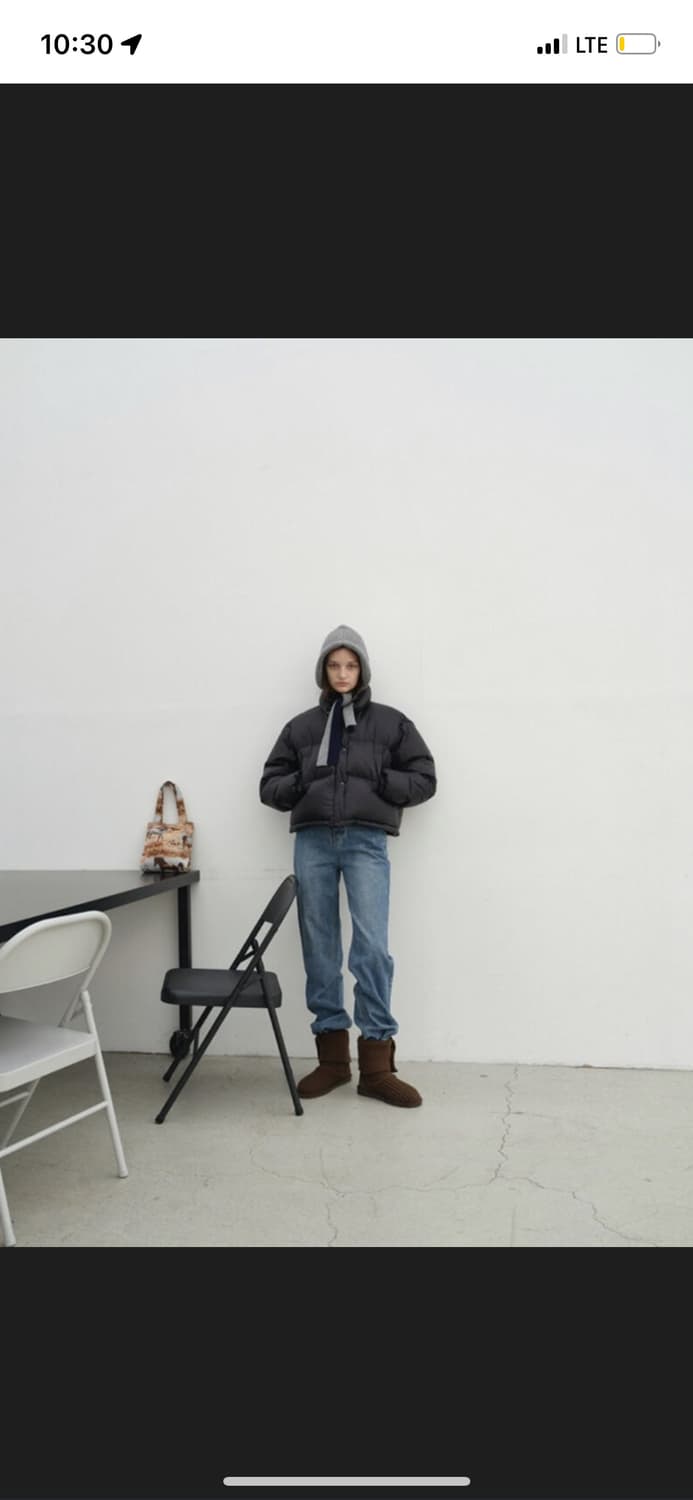 엔조블루스 숏패딩 검정 프리사이즈 상품이미지1