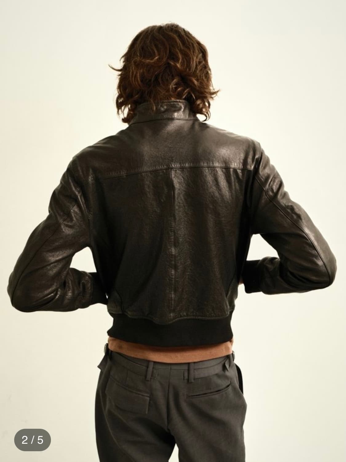 Miskiu 레더 자켓 블랙 / M 상품이미지1