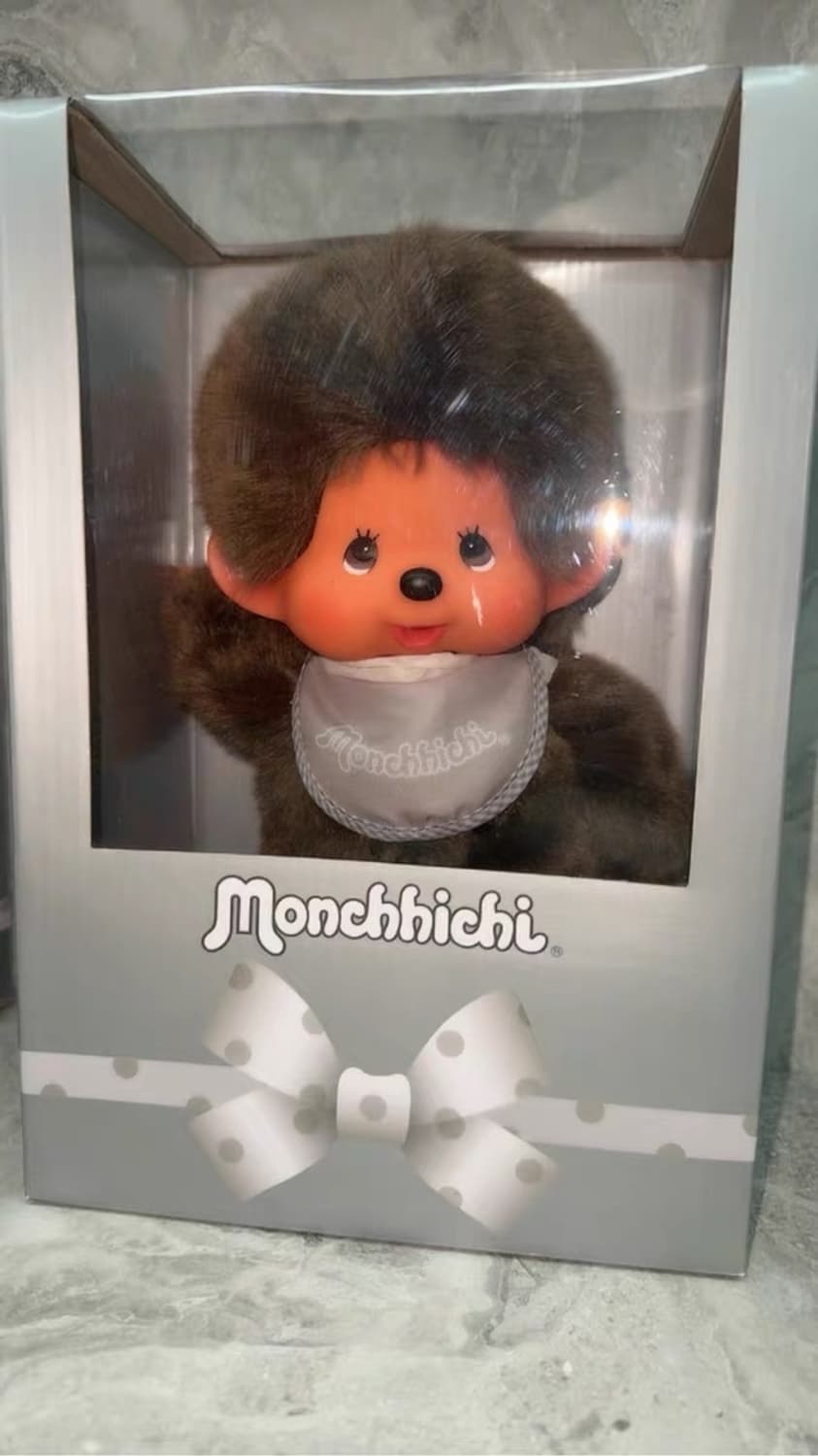 몬치치 실버 턱받이 인형 기프트 박스 상품이미지2