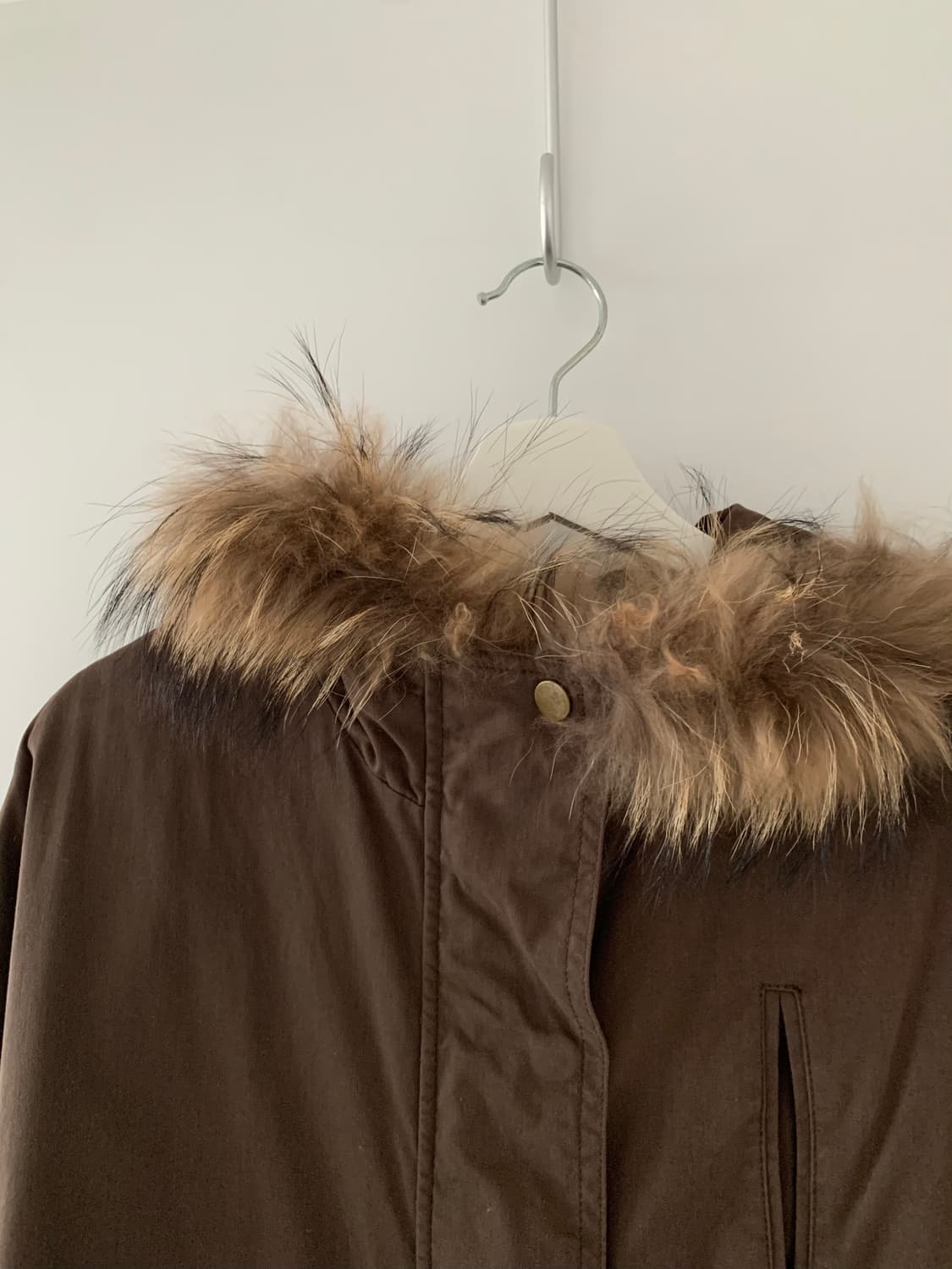 브라운 후디 케이프 상품이미지2