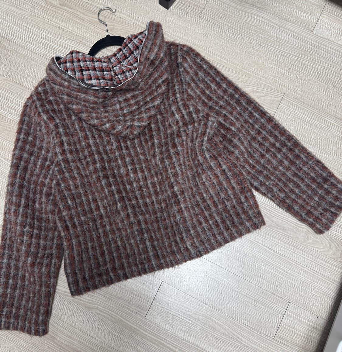 아워레가시 FULL ZIP HOOD BOSTON CHECK 상품이미지2