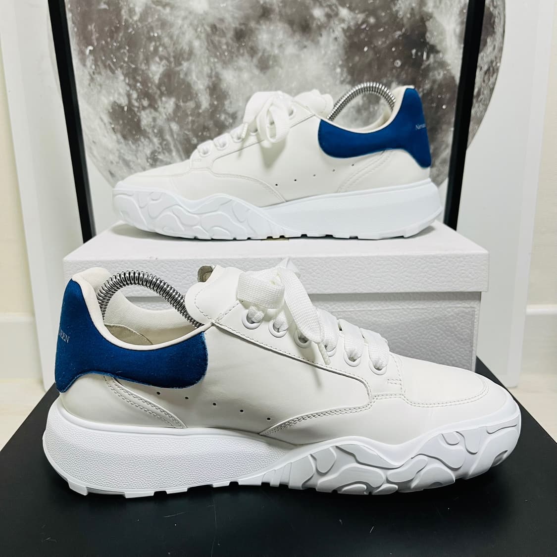 정품 40.5) 알렉산더 맥퀸 코드 트레이너 오버솔 스니커즈 260 상품이미지2