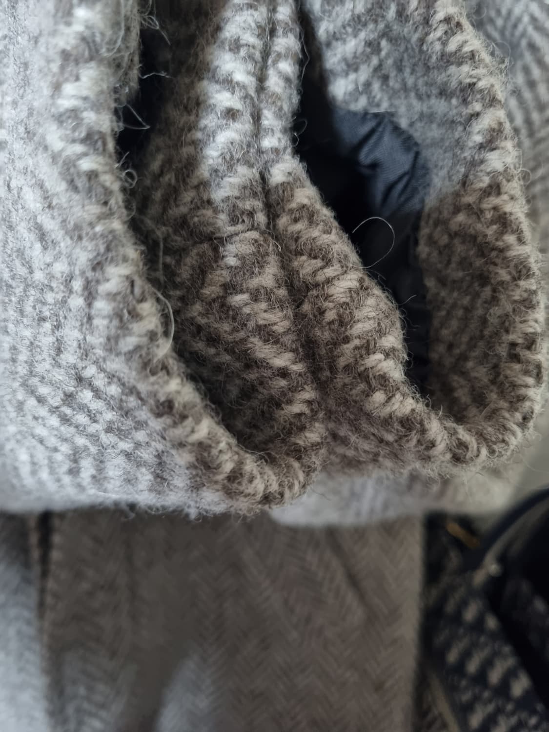 정품) APC  아페쎄   헤링본   반코트  상품이미지4