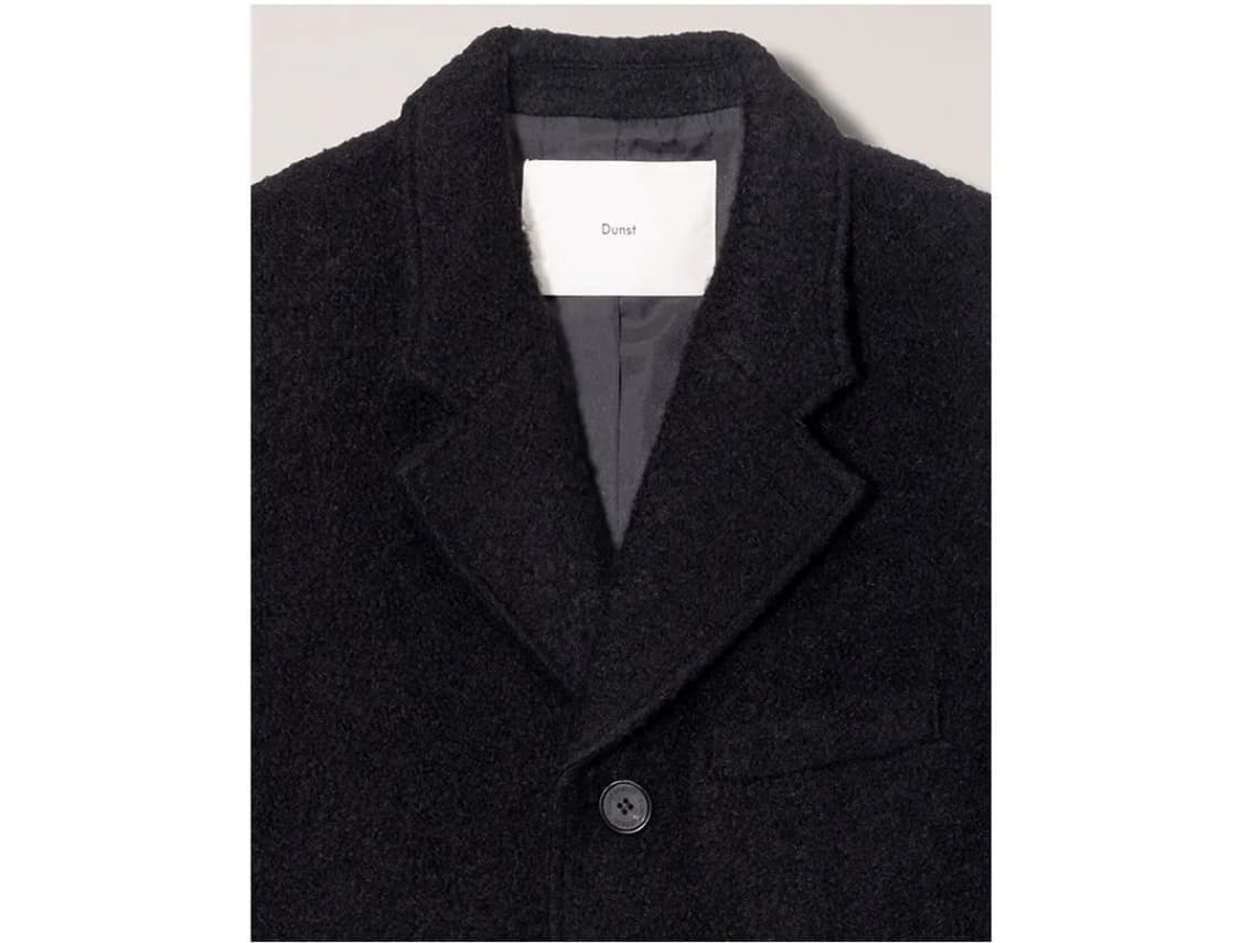 던스트 블랙 부클 울 코트 M (유니섹스) 상품이미지6