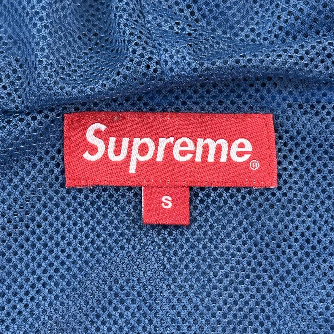 16SS 슈프림 자카드 윈드브레이커 블루 상품이미지3