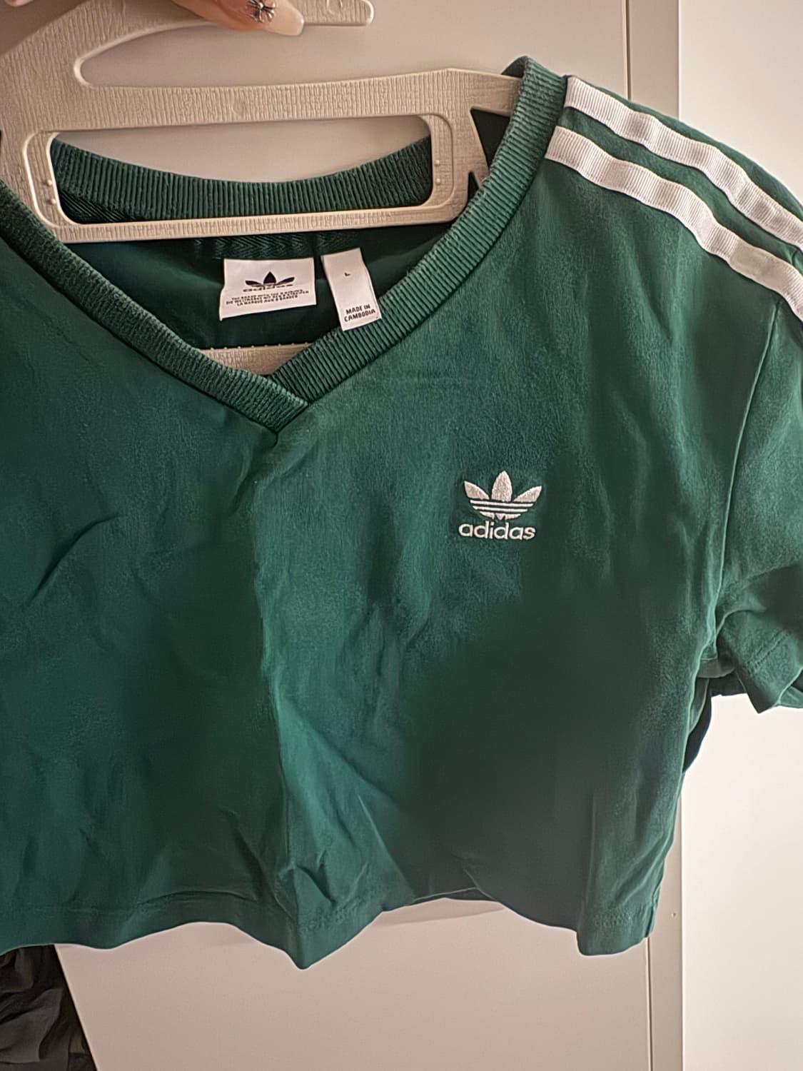 아디다스 크롭 반팔티 L 상품이미지1