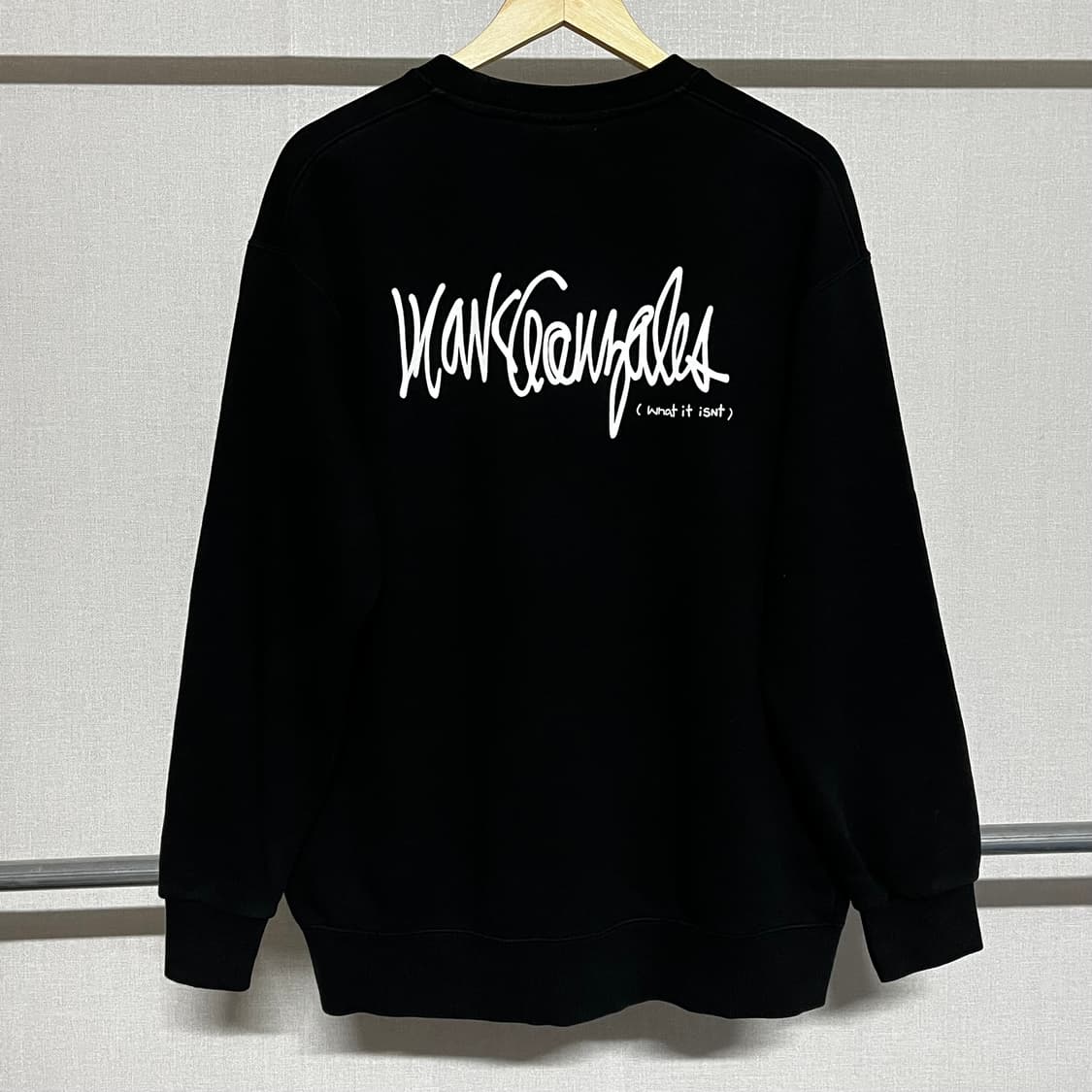 마크곤잘레스 블랙 맨투맨 M 상품이미지2