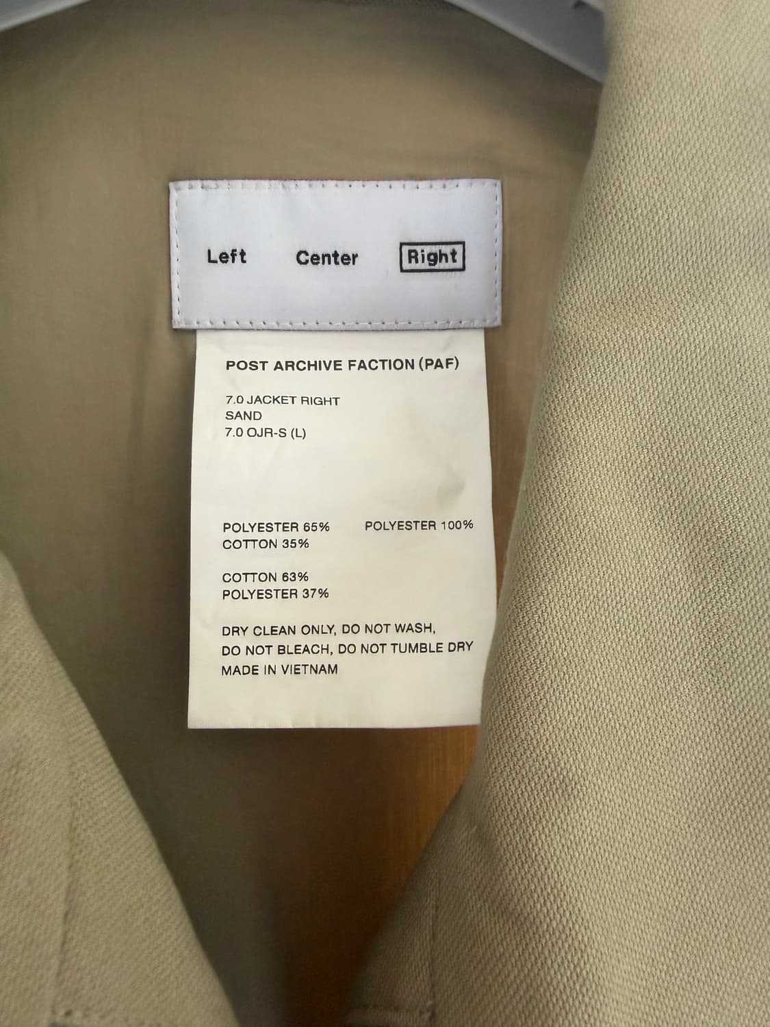 Paf 7.0 jacket/trouser (sand) 상품이미지3