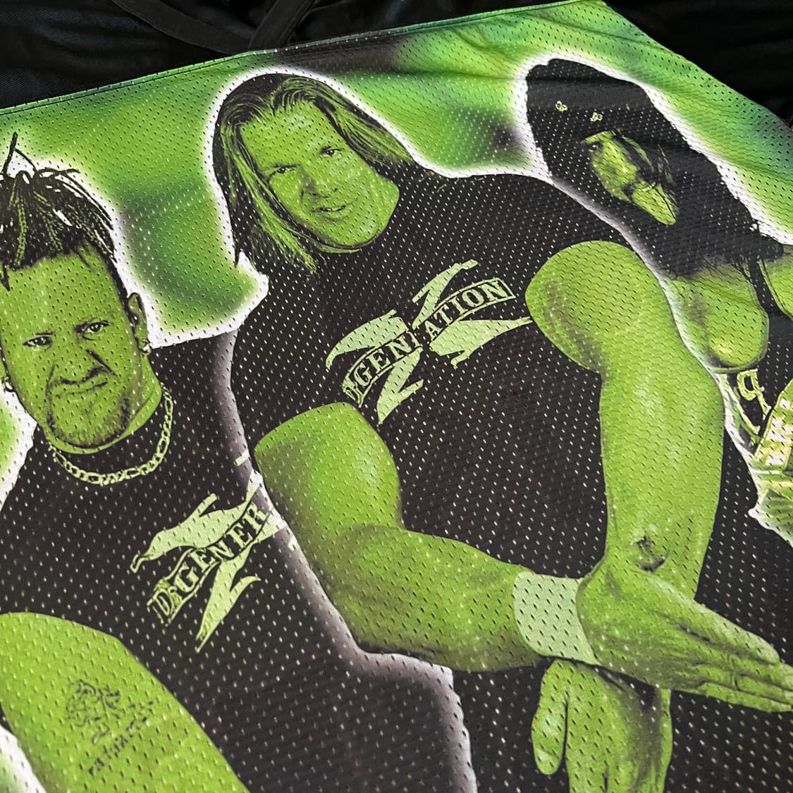 빈티지 90s WWF D Generation X 메쉬 티셔츠 상품이미지6