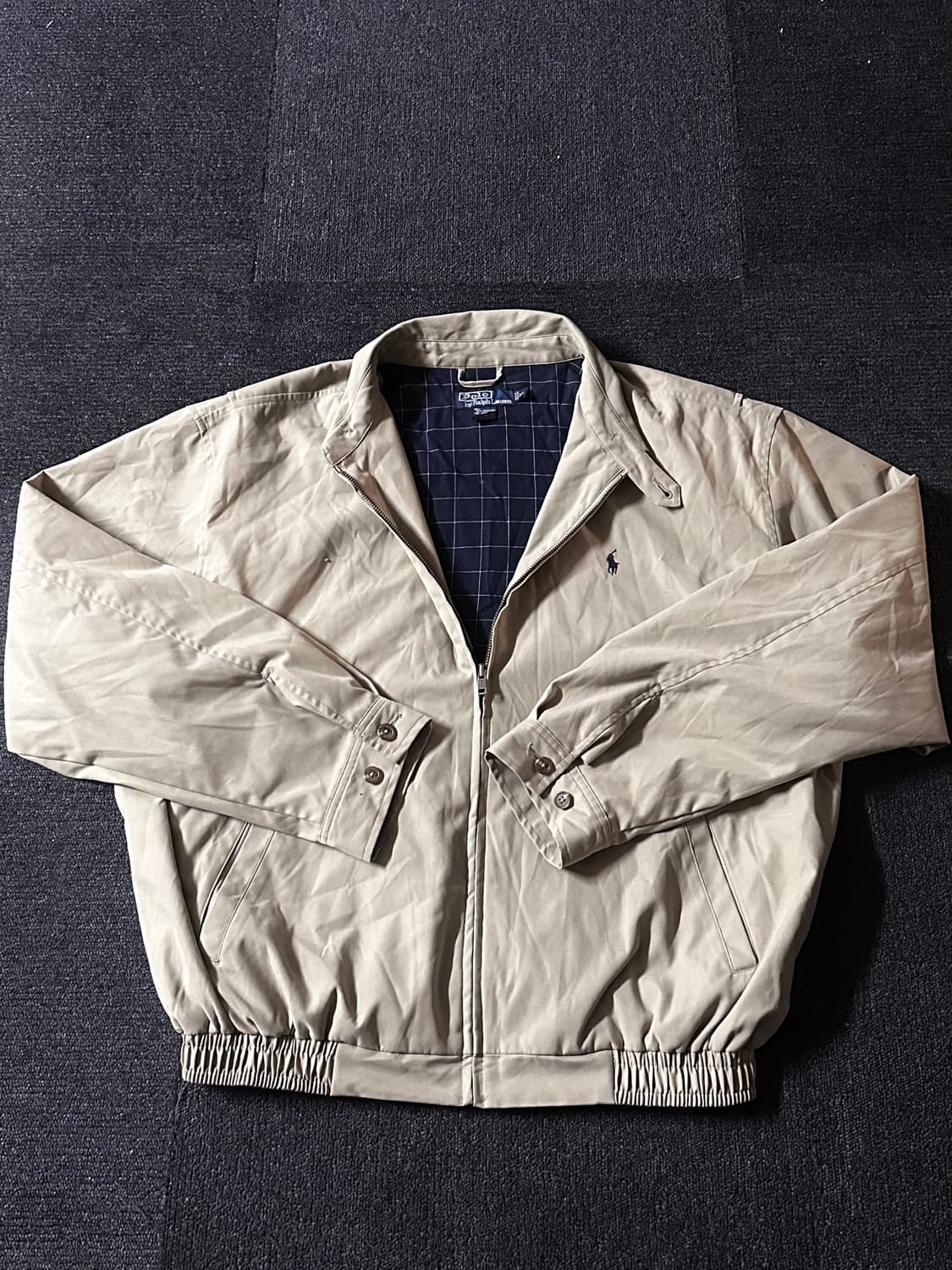 폴로 랄프로렌 베이지 해링턴 스윙탑 자켓 XL 상품이미지3
