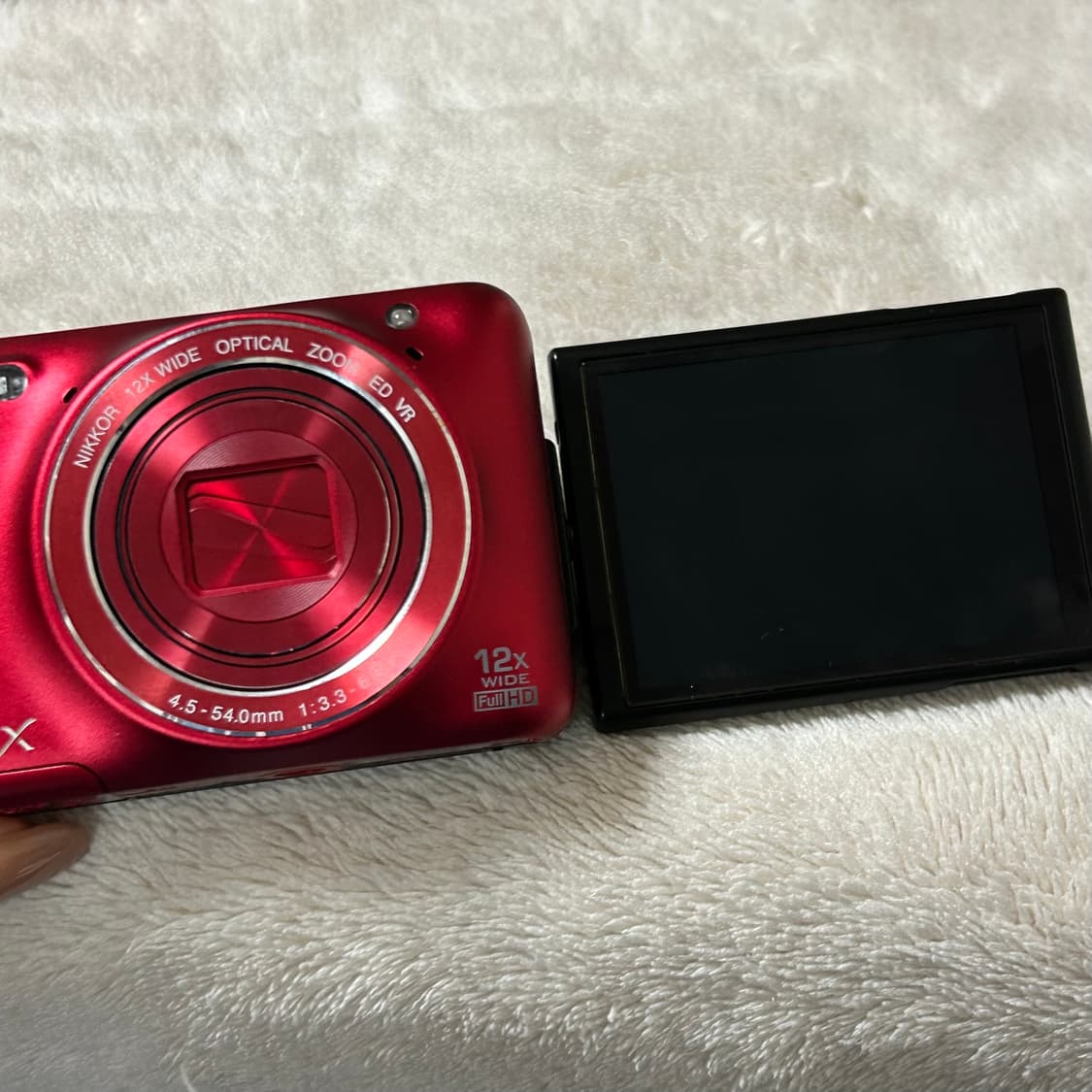 틸트액정/셀카o) 니콘 쿨픽스 s6600 레드 디카 카메라 풀구성 상품이미지3