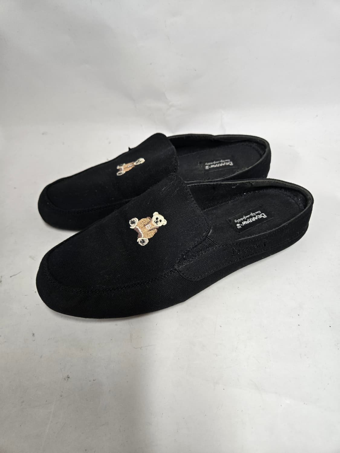 BEARPAW 베어파우 블랙 곰돌이 자수 슬리퍼250mm 상품이미지3