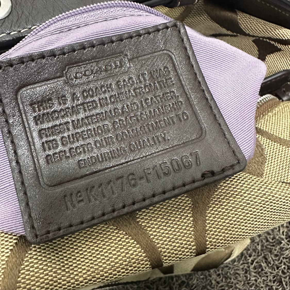 COACH 코치 시그니처 모노그램 여성 숄더백 상품이미지8