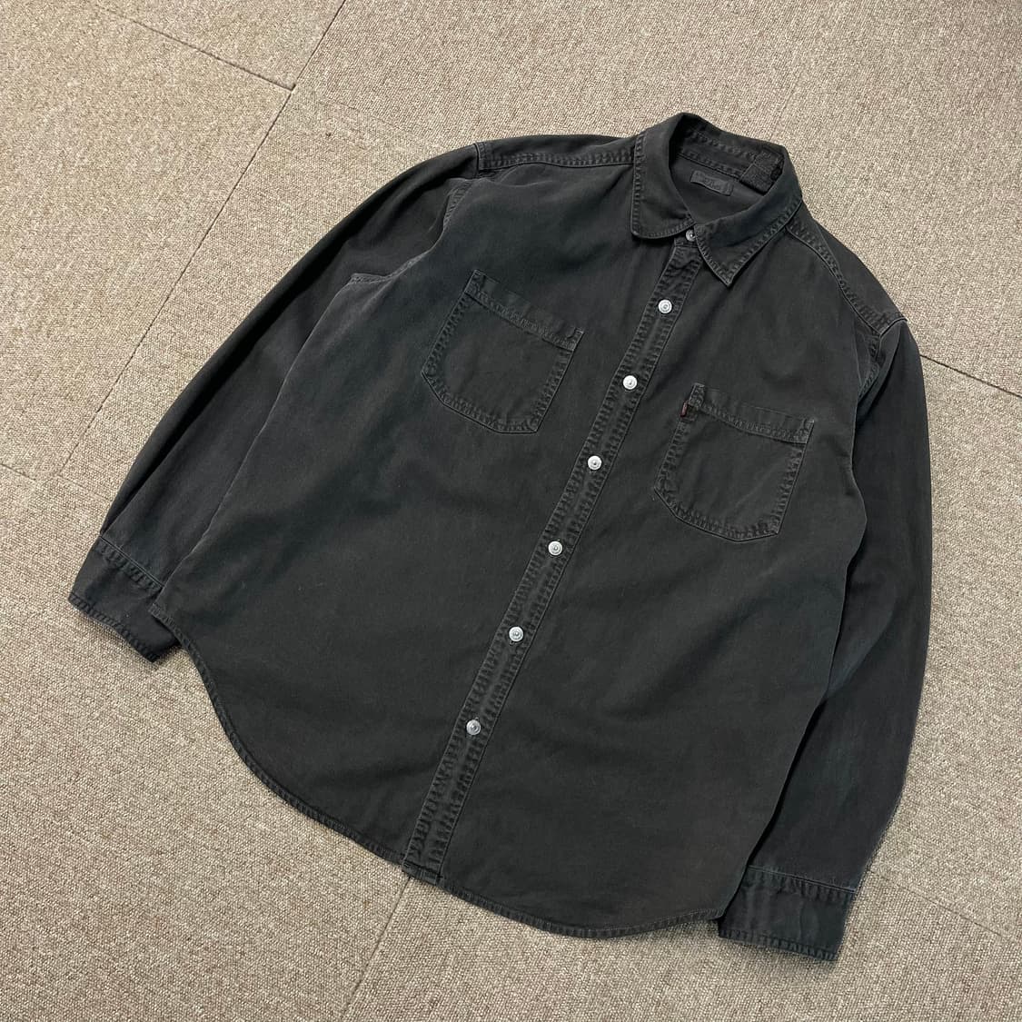  리바이스 흑청 데님남방 상품이미지1