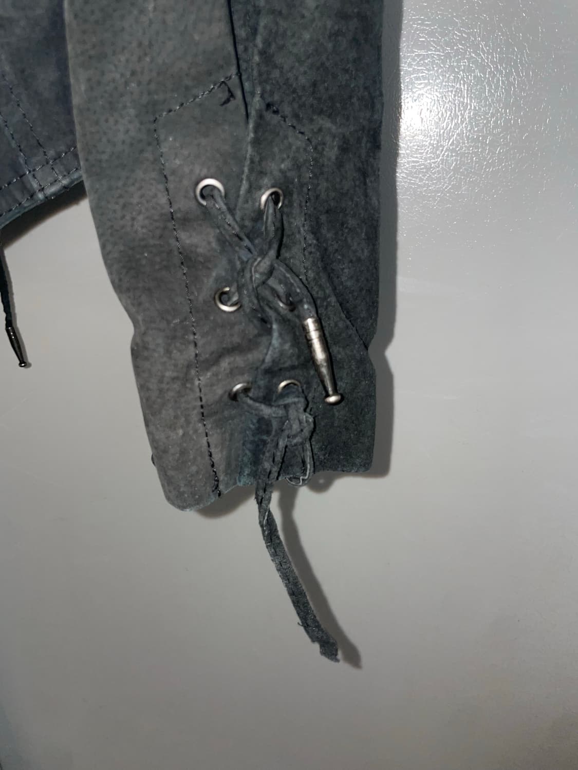 프린지 레더 가죽 자켓 상품이미지5