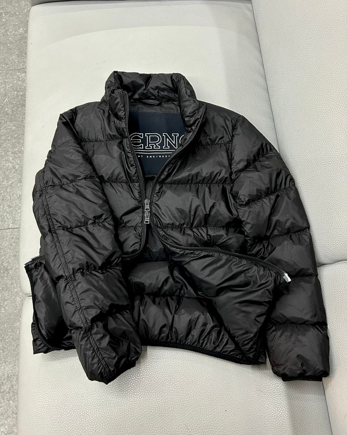 에르노 키즈 블랙 다운 경량패딩(10세) 상품이미지4