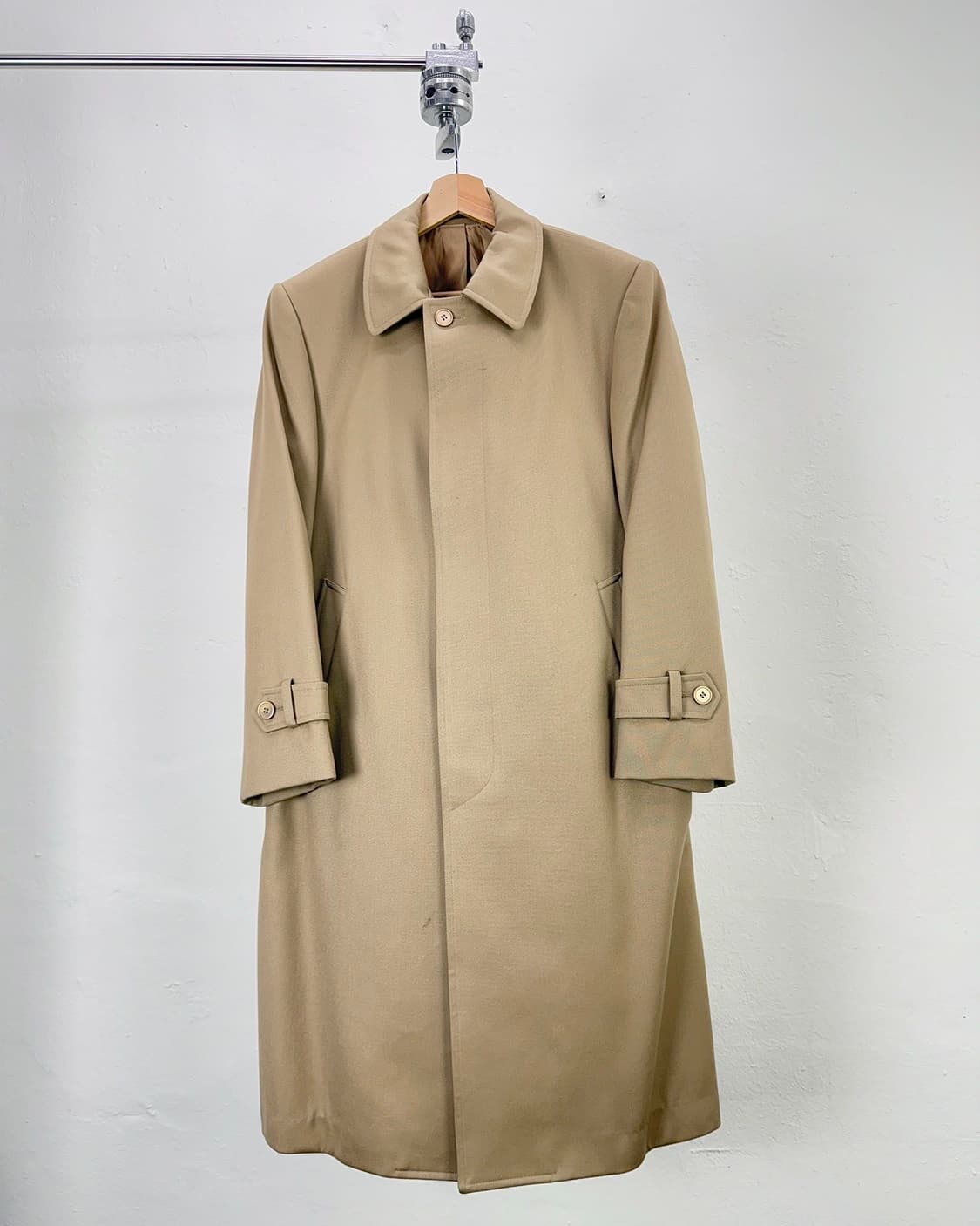 이브 생로랑 디퓨전 옴므 브라운 싱글 트렌치 코트 상품이미지1