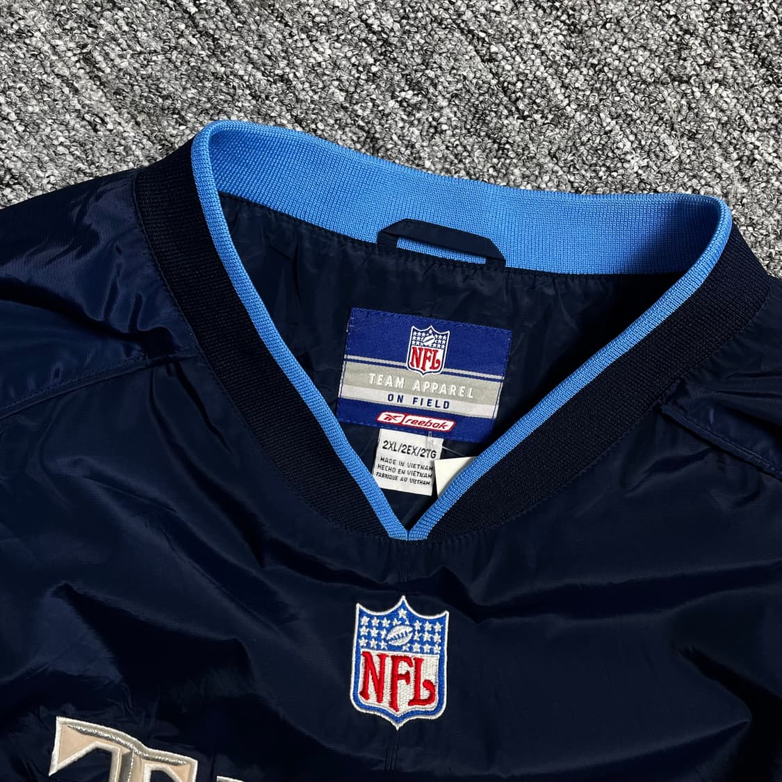00s 리복 NFL 테네시 타이탄스 올드스쿨 바시티 웜업y 2256 상품이미지5