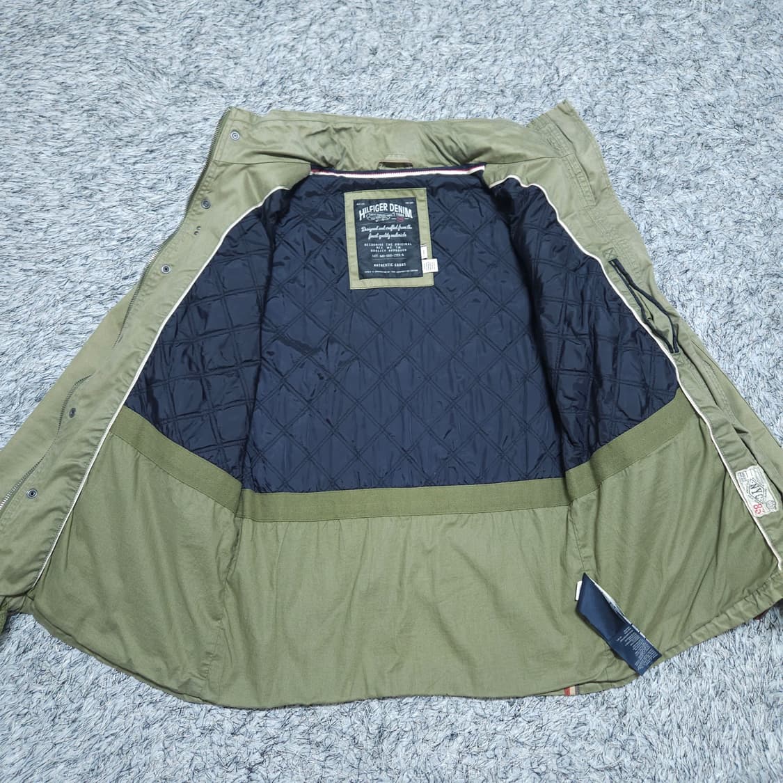 타미힐피거데님) XL 남자 야상점퍼 사파리자켓 / 왕눈이샵 상품이미지9