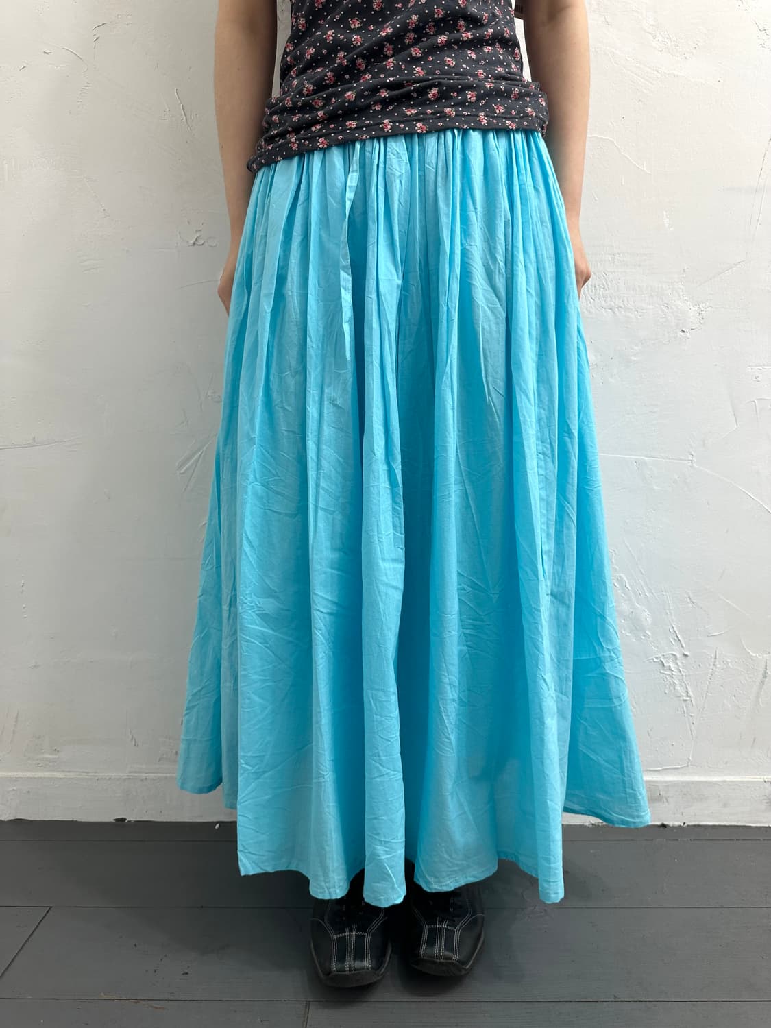 skyblue long skirt 상품이미지2