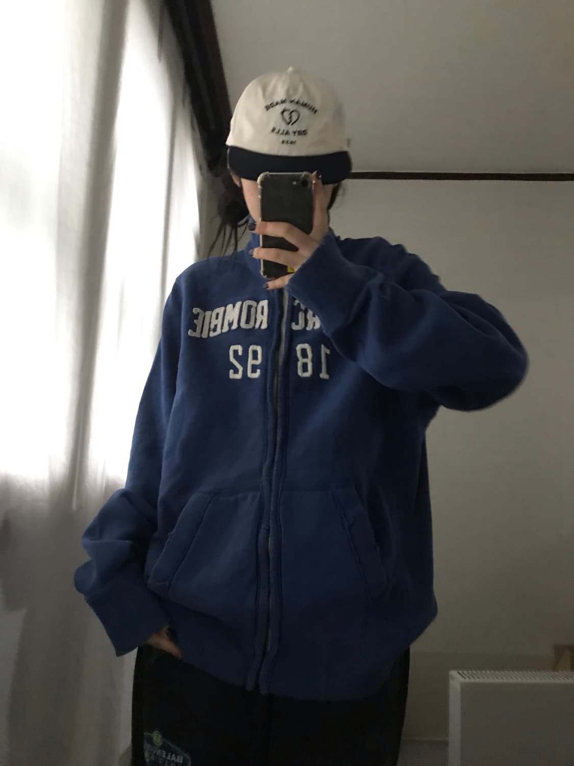 아베크롬비 네이비 면집업 상품이미지3